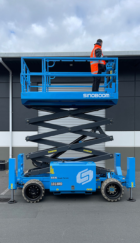 Rough Terrain Scissor Lift Hire